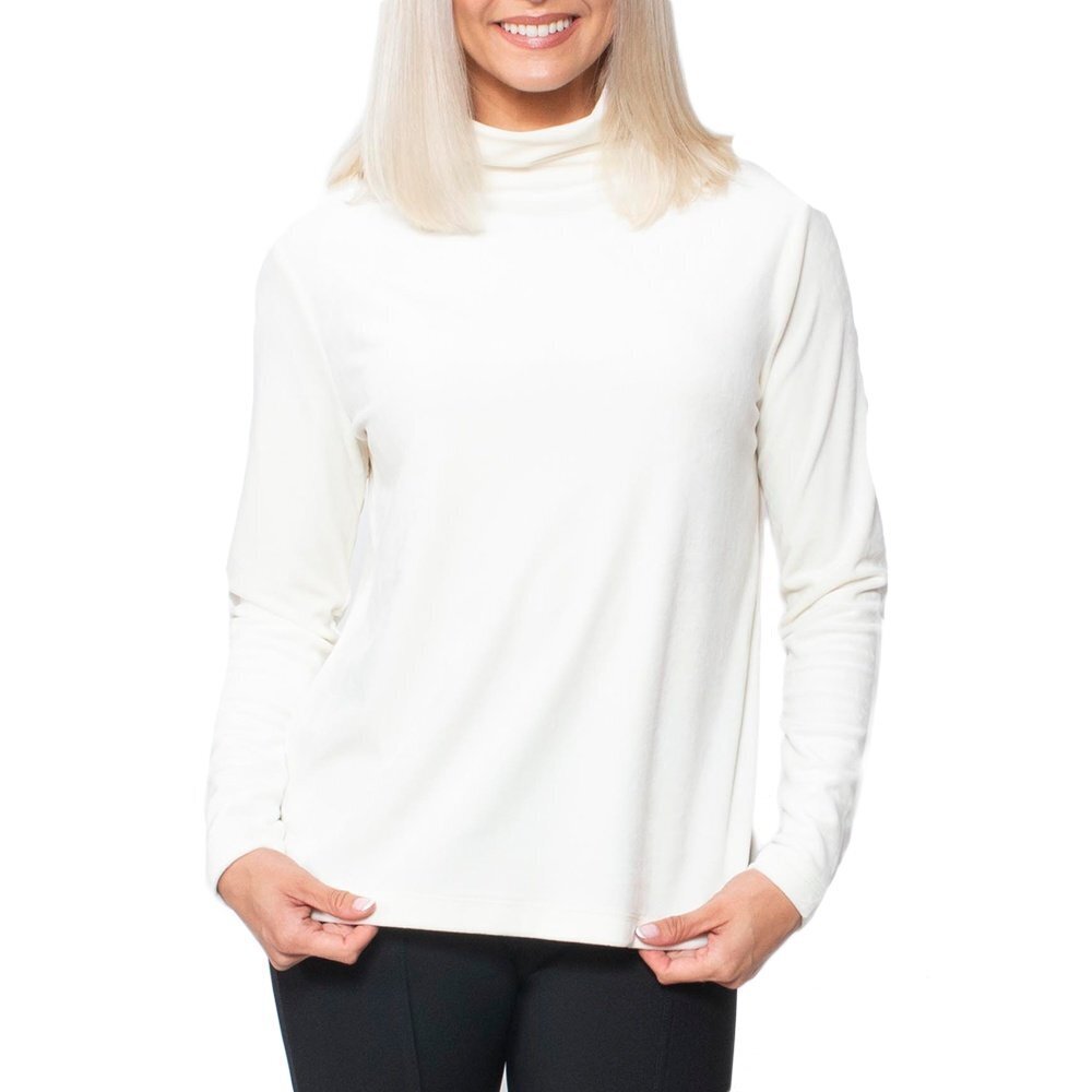 Sno Skins Plush Funnel turtle Neck Top sz M layering neutral warm winter top